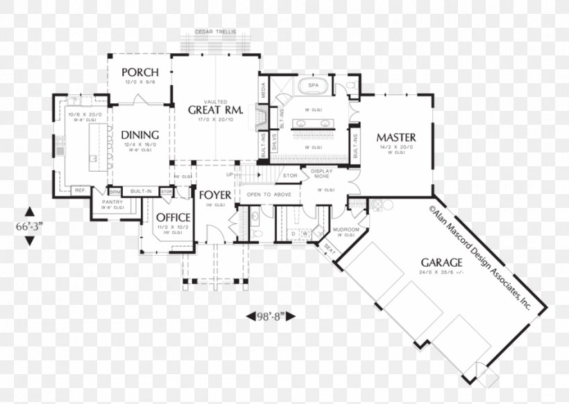 House Plan Ranch-style House Architecture, PNG, 945x673px, House Plan, Architecture, Area, Arts And Crafts Movement, Building Download Free