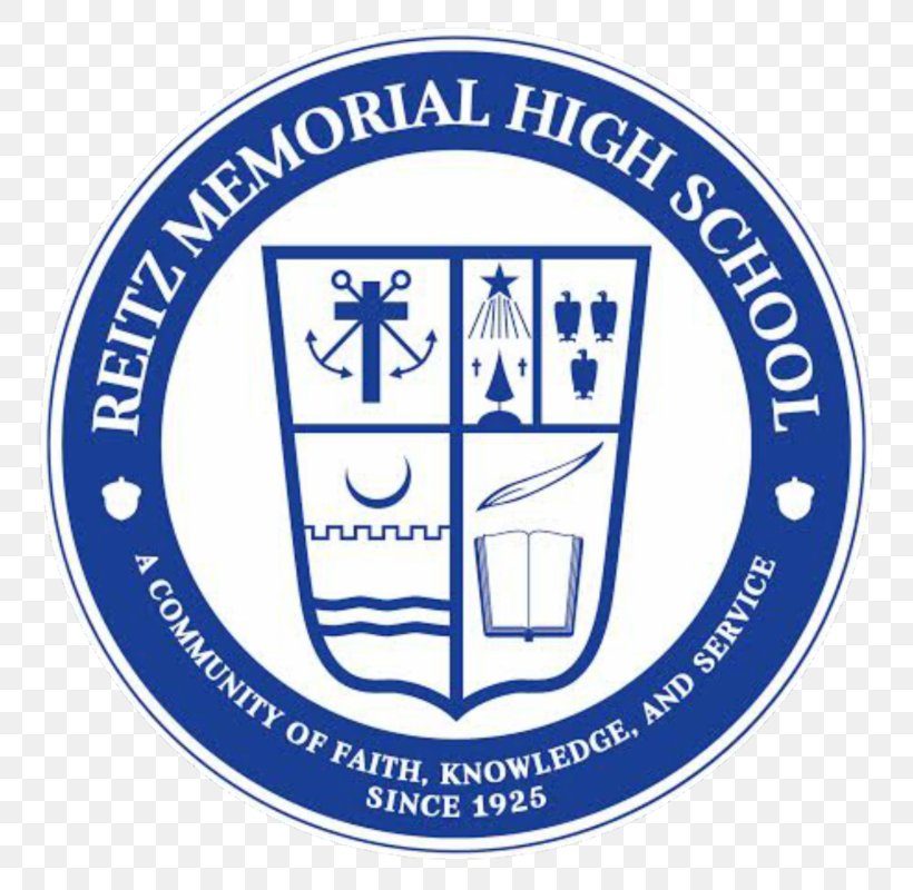 Reitz Memorial High School Mater Dei High School F.J. Reitz High School Roman Catholic Diocese Of Evansville, PNG, 800x800px, Mater Dei High School, Area, Blue, Brand, Catholic School Download Free