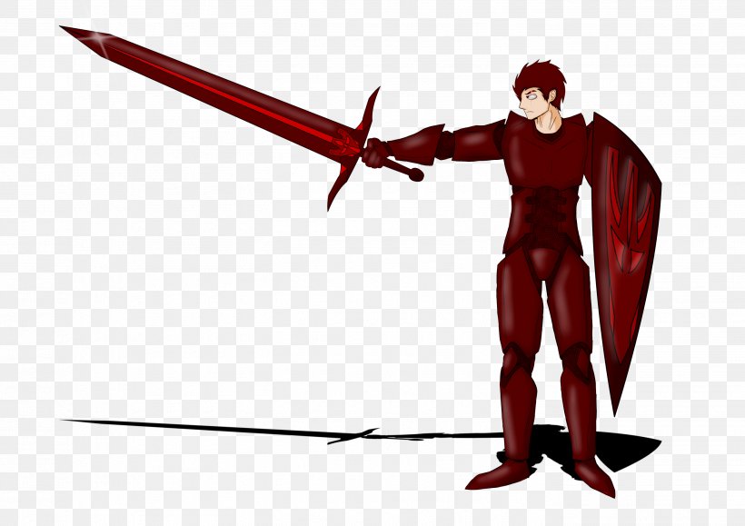 Sword Ranged Weapon Character Spear, PNG, 2806x1984px, Sword, Animated Cartoon, Character, Cold Weapon, Fiction Download Free