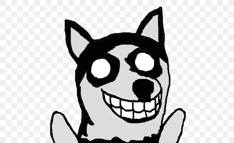 Dog Drawing Smile Clip Art, PNG, 500x500px, Dog, Art, Artwork, Black, Black And White Download Free