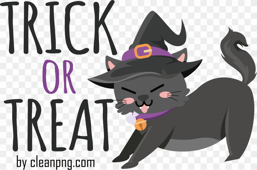 Halloween, PNG, 7066x4665px, Trick Or Treat, Black Cat, Halloween Download Free