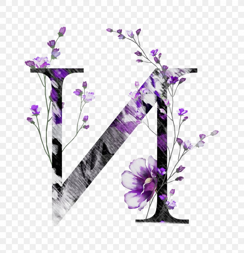 Lavender, PNG, 2314x2399px, Watercolor, Branch, Delphinium, Dendrobium, Flower Download Free