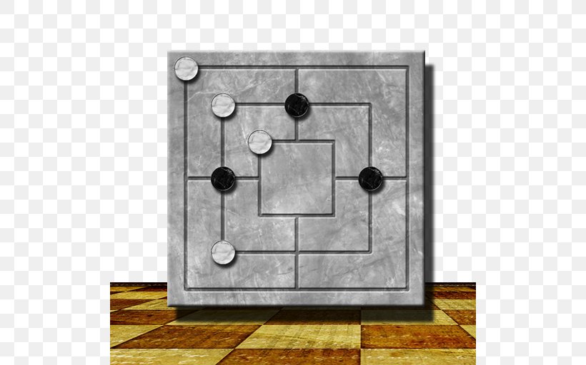 Nine Men's Morris Three Men's Morris IPhone App Store Floor, PNG, 512x512px, Iphone, App Store, Apple, Floor, Flooring Download Free