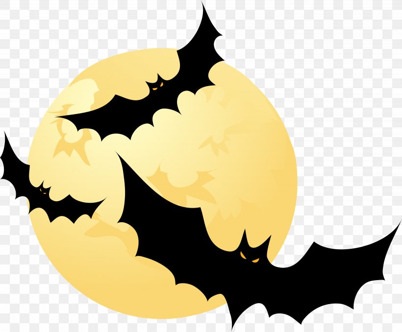 Halloween Clip Art, PNG, 4032x3338px, Halloween, Artwork, Bat, Flat Design, Leaf Download Free