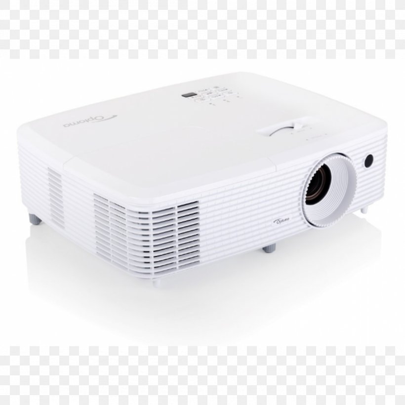 Multimedia Projectors Optoma HD27 Optoma Corporation Home Theater Systems, PNG, 1100x1100px, Multimedia Projectors, Cinema, Digital Light Processing, Electronic Device, Highdefinition Television Download Free