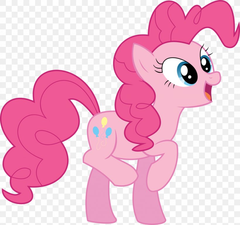 My Little Pony Pinkie Pie Horse, PNG, 1024x959px, Watercolor, Cartoon, Flower, Frame, Heart Download Free