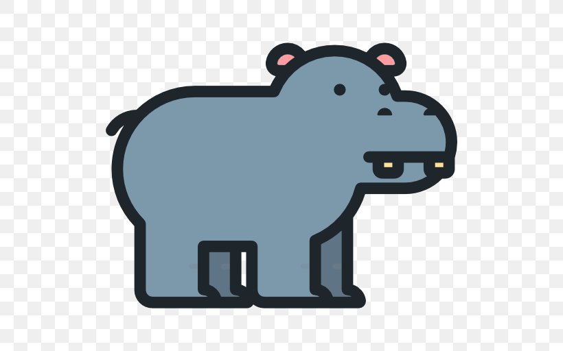 Animal Cartoon, PNG, 512x512px, Hippopotamus, Animal, Drawing, Fiona, Tapir Download Free