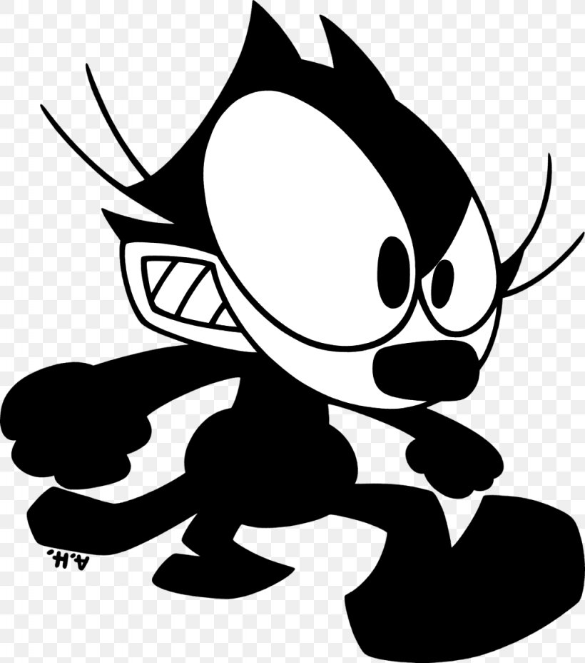 Felix The Cat Cartoon Sticker Clip Art, PNG, 1024x1160px, Felix The Cat, Art, Artwork, Black, Black And White Download Free