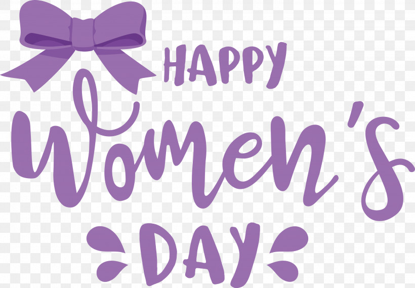 Happy Women’s Day Womens Day, PNG, 3000x2082px, Womens Day, Lavender, Lilac M, Logo, Meter Download Free