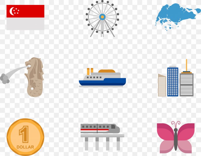 Singapore Logo Illustration, PNG, 2133x1655px, Singapore, Area, Brand, Building, Cityscape Download Free
