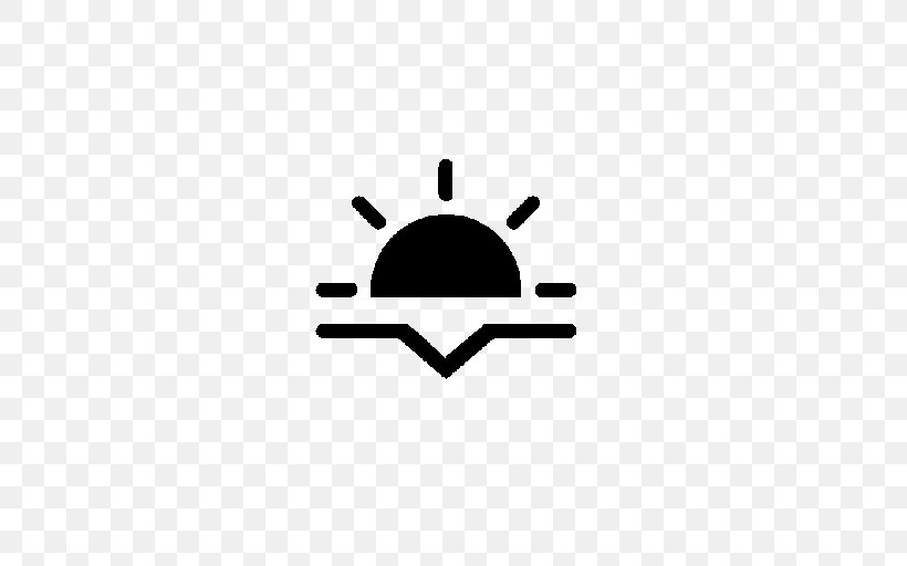 Sunset Symbol, PNG, 512x512px, Sunset, Area, Black, Brand, Cloud Download Free