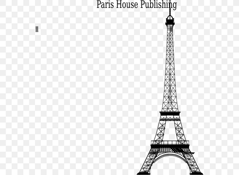 Eiffel Tower Clip Art, PNG, 576x600px, Eiffel Tower, Black And White, Drawing, France, Landmark Download Free