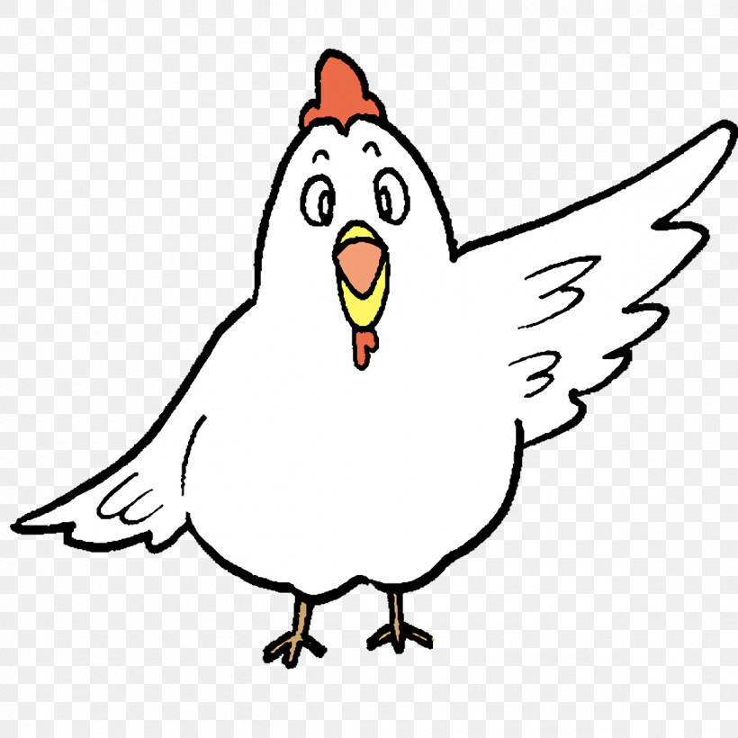 Chicken Line Art Cartoon Beak Area, PNG, 1200x1200px, Chicken, Area, Beak, Cartoon, Line Download Free