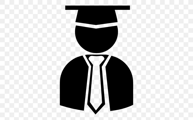 Graduation Ceremony Student Graduate University Postgraduate Education, PNG, 512x512px, Graduation Ceremony, Academic Degree, Black, Black And White, Brand Download Free