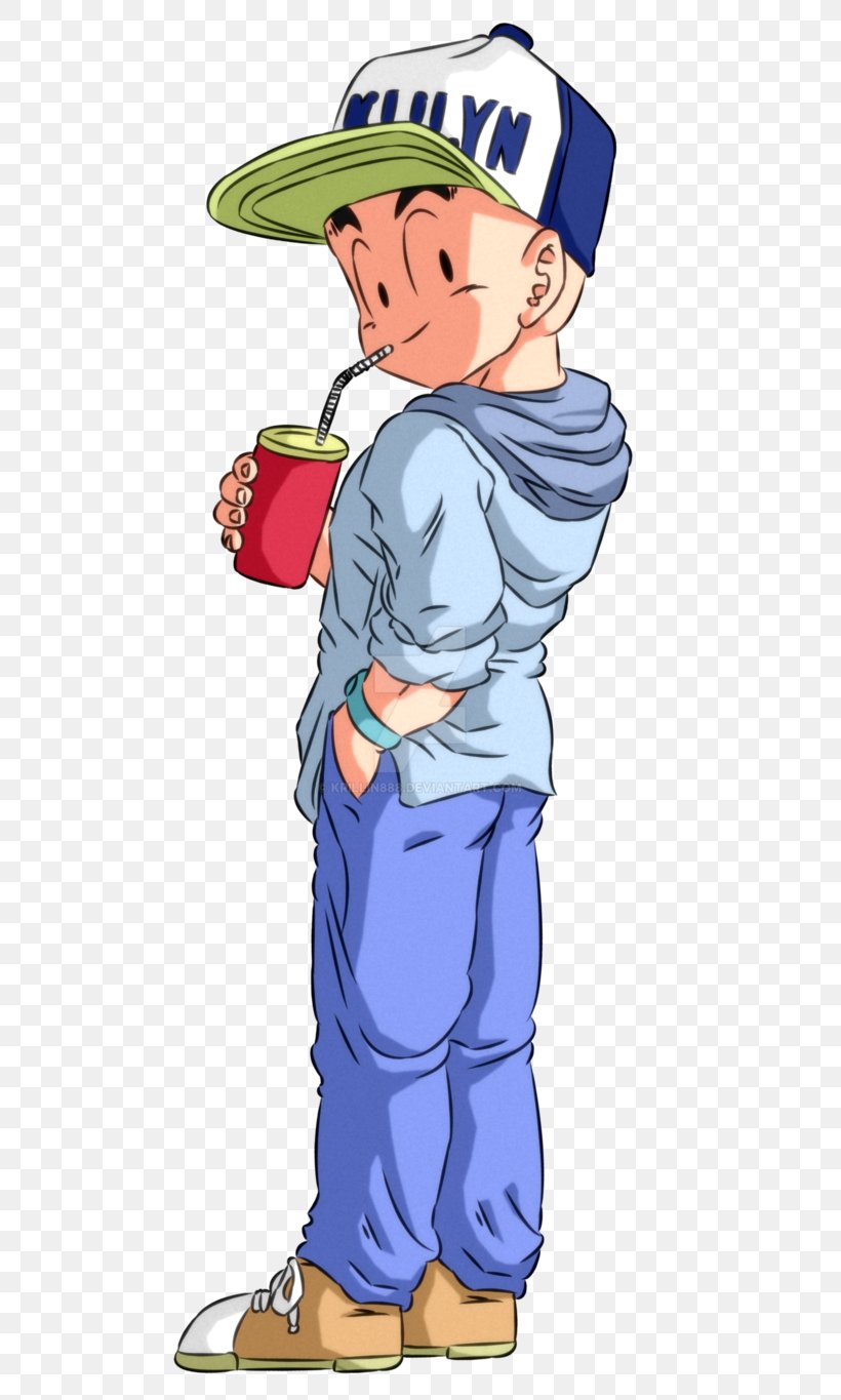 Krillin Piccolo Goku Gohan Cell, PNG, 585x1365px, Watercolor, Cartoon, Flower, Frame, Heart Download Free