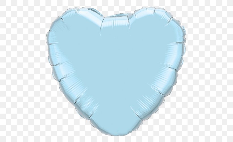 Mylar Balloon Party Heart BoPET, PNG, 500x500px, Balloon, Aqua, Birthday, Blue, Bopet Download Free