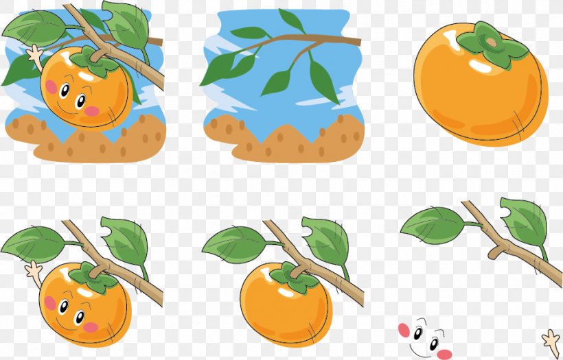 Persimmon Tree Expression Vector, PNG, 962x616px, Food, Apple, Auglis, Branch, Cartoon Download Free