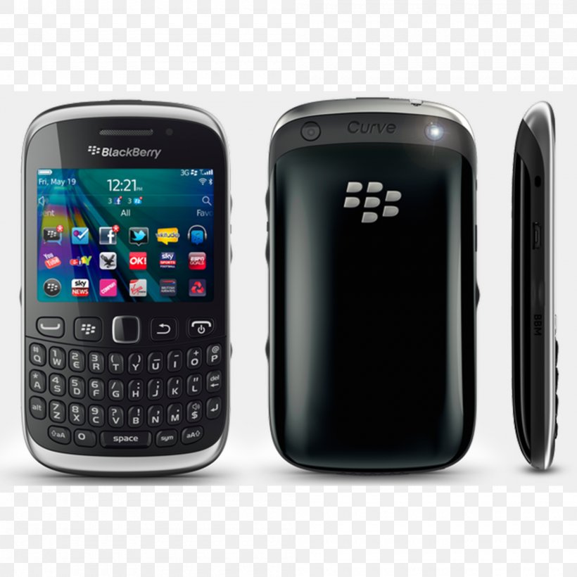 BlackBerry Curve 9300 BlackBerry OS Telephone Smartphone, PNG, 2000x2000px, Blackberry Curve 9300, Blackberry, Blackberry Curve, Blackberry Os, Cellular Network Download Free