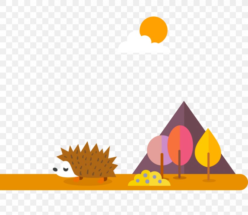 Hedgehog, PNG, 840x729px, Hedgehog, Area, Art, Fundal, Orange Download Free