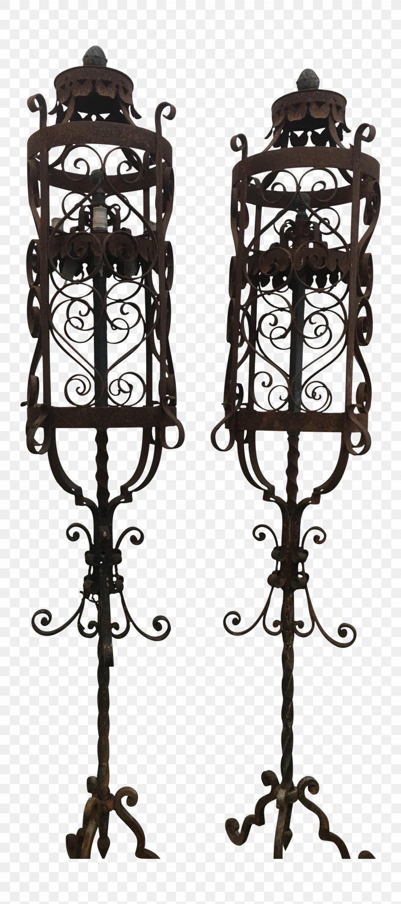 Wrought Iron Table Electric Light Chair, PNG, 1832x4123px, Iron, Antique, Candle, Candle Holder, Candlestick Download Free