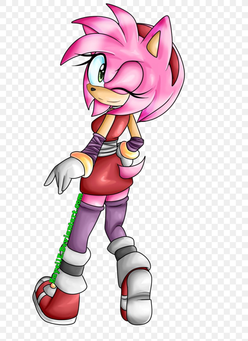 Amy Rose Ariciul Sonic Sonic The Hedgehog Tails Doctor Eggman, PNG, 709x1127px, Watercolor, Cartoon, Flower, Frame, Heart Download Free