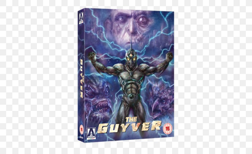 Bio Booster Armor Guyver Blu-ray Disc YouTube Arrow Films DVD, PNG, 500x500px, Watercolor, Cartoon, Flower, Frame, Heart Download Free