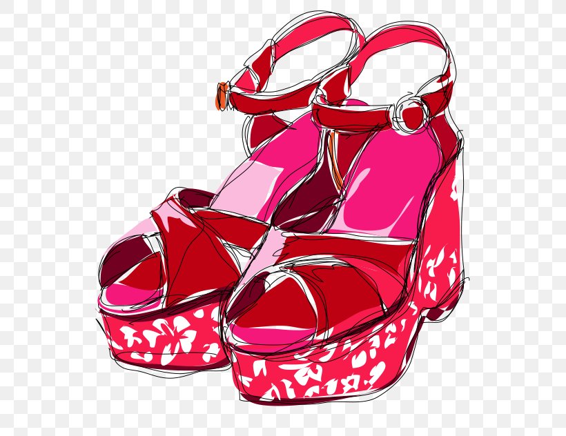 High-heeled Footwear Red Shoe, PNG, 728x632px, Highheeled Footwear, Designer, Footwear, High Heeled Footwear, Magenta Download Free