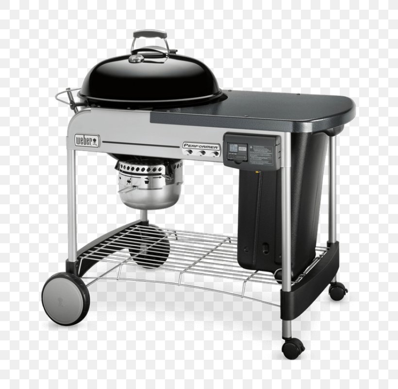 Barbecue Weber Performer Deluxe 22 Weber-Stephen Products Charcoal Cooking, PNG, 800x800px, Barbecue, Bbq Barn, Briquette, Charcoal, Cooker Download Free
