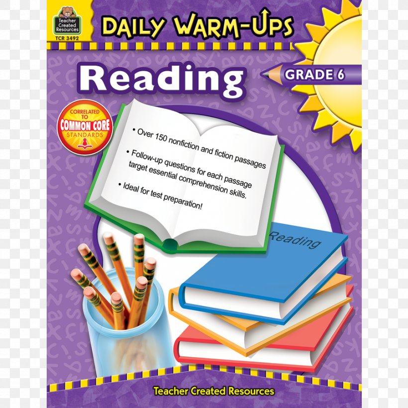 Daily Warm-Ups: Reading Grade 7 Daily Warm-Ups: Reading, Grade 3 Daily Warm-Ups: Reading, Grade 1 Daily Warm-Ups Nonfiction Reading Grade 2 Daily Language Review, PNG, 900x900px, Daily Warmups Reading Grade 3, Area, Art Paper, Book, Daily Language Review Download Free