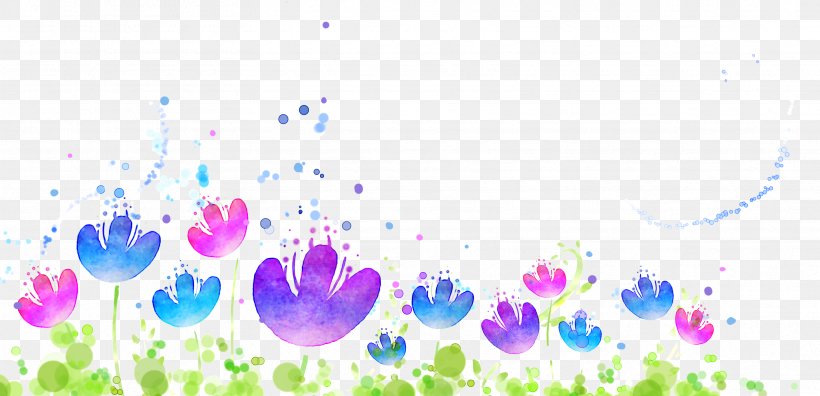 Watercolour Flowers Watercolor Painting, PNG, 3326x1607px, Watercolour Flowers, Art, Blue, Floral Design, Flower Download Free