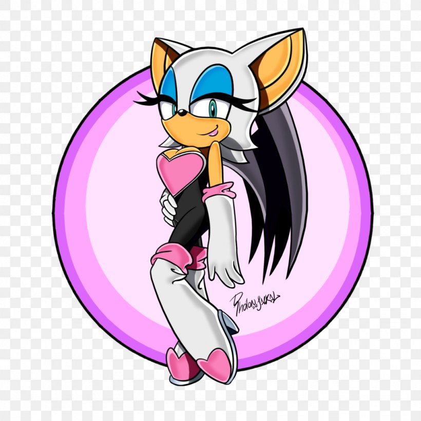 Whiskers Rouge The Bat Sonic Mega Collection Cat, PNG, 1024x1024px, Watercolor, Cartoon, Flower, Frame, Heart Download Free