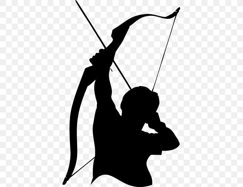 Clip Art, PNG, 399x632px, Archery, Black And White, Bow And Arrow, Fictional Character, Hunting Download Free