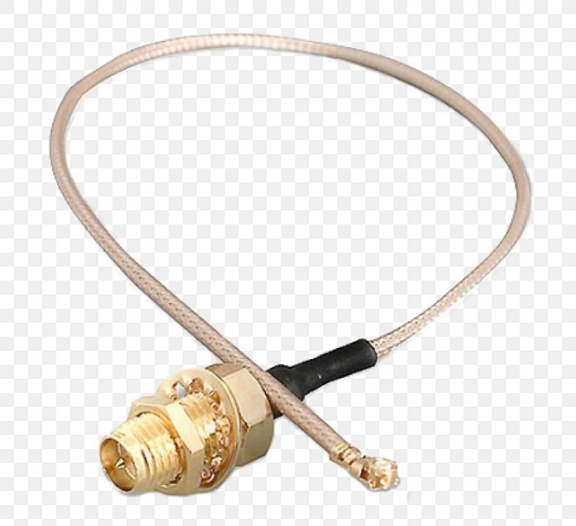 SMA Connector Hirose U.FL RP-SMA Electrical Connector Electrical Cable, PNG, 750x750px, Sma Connector, Adapter, Antenna, Cable, Coaxial Cable Download Free