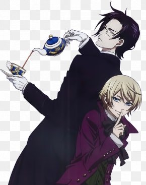 FM-Anime – Black Butler Ciel Phantomhive / Sebastian Michaelis Circus  Cosplay Tattoo Stickers