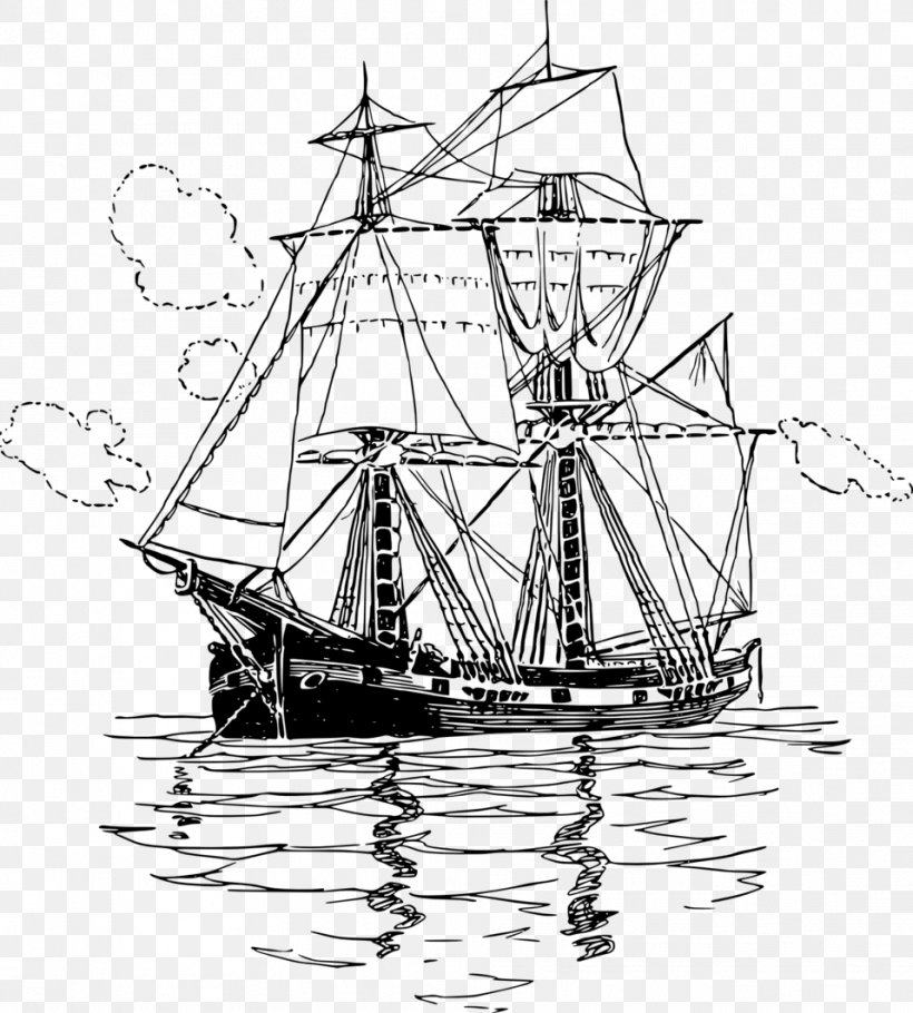 Clip Art, PNG, 958x1064px, Ship, Artwork, Baltimore Clipper, Barque, Barquentine Download Free