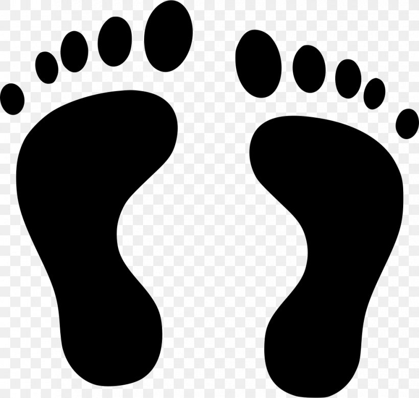 Footprint Clip Art, PNG, 980x930px, Footprint, Black, Black And White, Color, Foot Download Free