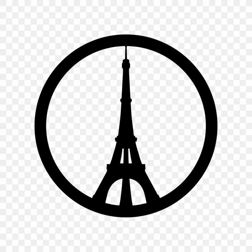 November 2015 Paris Attacks Peace For Paris Pray For Paris Peace Symbols, PNG, 1024x1024px, Paris, Attack, Black And White, Brand, France Download Free