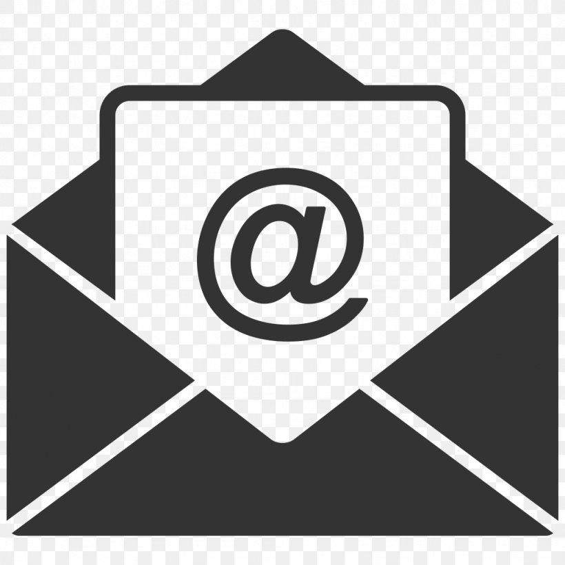 Email Message Clip Art, PNG, 1024x1024px, Email, Area, Black And White, Brand, Gmail Download Free
