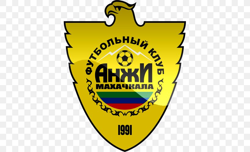 FC Anzhi Makhachkala Russian Premier League FC Anzhi-2 Makhachkala Football, PNG, 500x500px, Fc Anzhi Makhachkala, Area, Badge, Brand, Crest Download Free