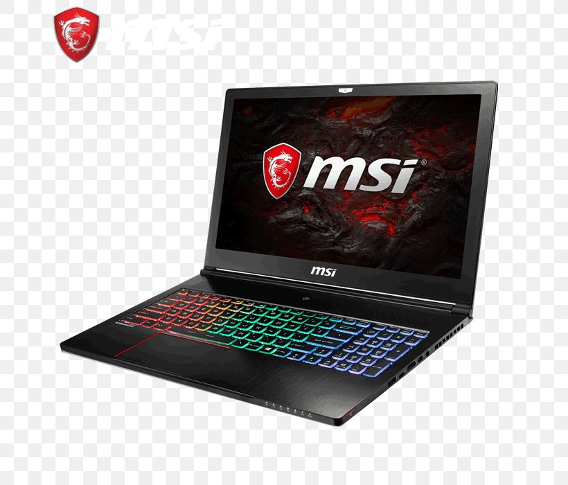 Laptop Kaby Lake Intel MSI GS63 Stealth, PNG, 700x700px, Laptop, Brand, Computer, Electronic Device, Geforce Download Free