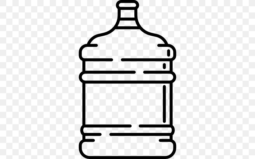 Water Bottles Bottled Water Drink, PNG, 512x512px, Water Bottles, Black And White, Bottle, Bottled Water, Canteen Download Free