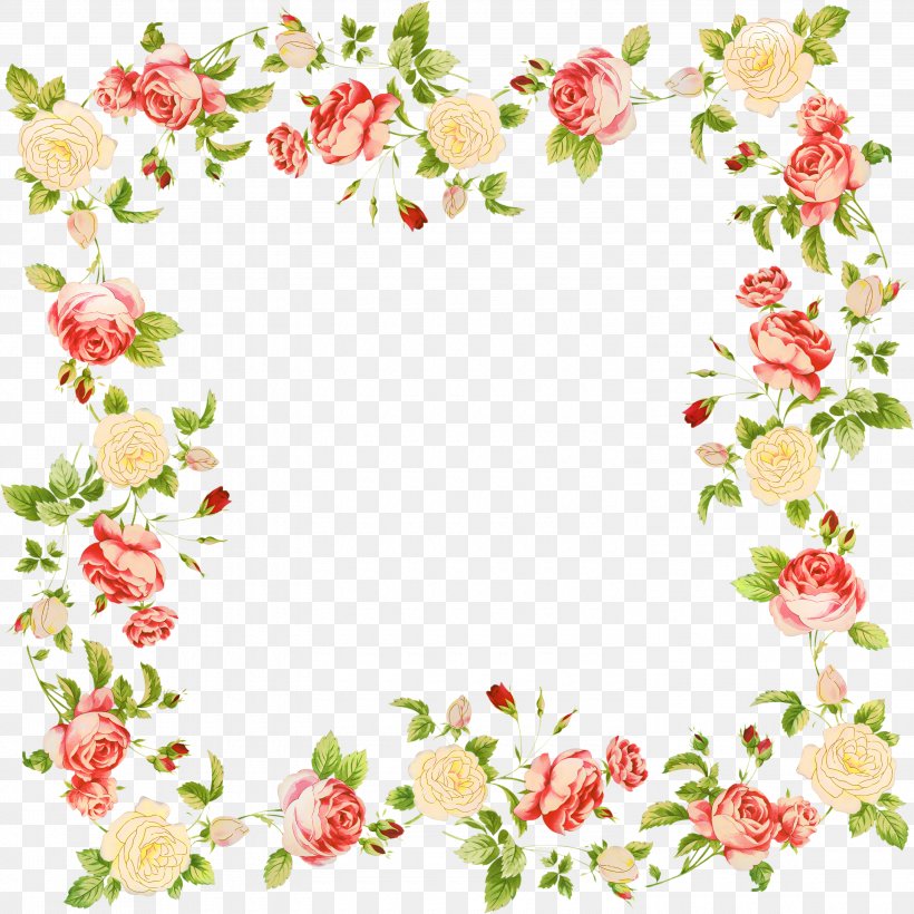Blue Flower Borders And Frames, PNG, 3000x3000px, Flower, Blue, Borders And Frames, Borders Clip Art, Floral Design Download Free