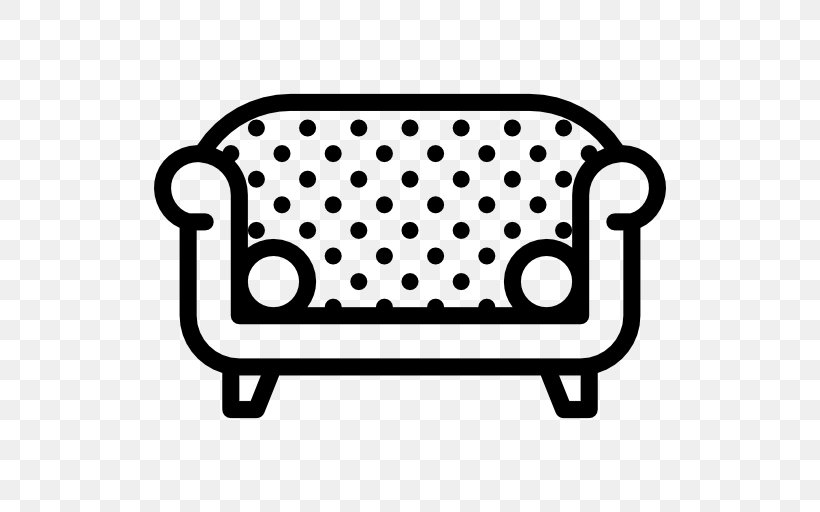 Couch Furniture Table, PNG, 512x512px, Couch, Area, Black And White, Bookcase, Chair Download Free