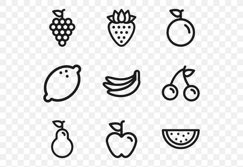 Fruit Royalty-free Clip Art, PNG, 600x564px, Fruit, Area, Art, Black And White, Body Jewelry Download Free