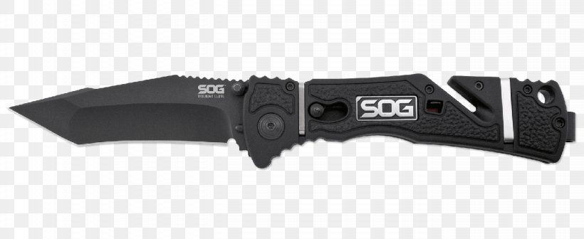Pocketknife SOG Specialty Knives & Tools, LLC Tantō Serrated Blade, PNG, 1330x546px, Knife, Assistedopening Knife, Blade, Clip Point, Cold Weapon Download Free