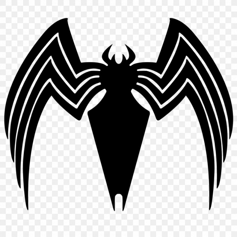 Venom Spider-Man Eddie Brock Flash Thompson Symbiote, PNG, 900x900px, Watercolor, Cartoon, Flower, Frame, Heart Download Free