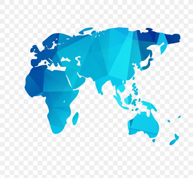 World Map Vector Graphics Globe, PNG, 2180x2002px, World, Aqua, Azure, Blue, Decal Download Free