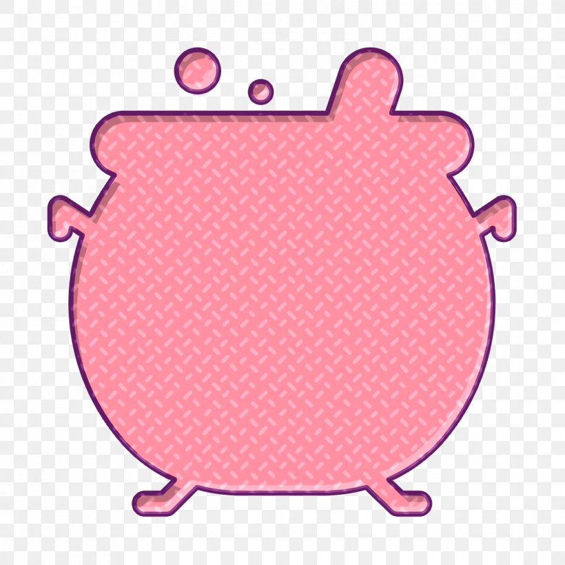 Cauldron Icon Halloween Icon, PNG, 1142x1142px, Cauldron Icon, Cartoon, Halloween Icon, Pink, Sticker Download Free