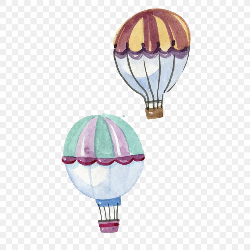 Circus Watercolor Painting Hot Air Balloon, PNG, 3333x3333px, Circus, Animation, Balloon, Cartoon, Hot Air Balloon Download Free