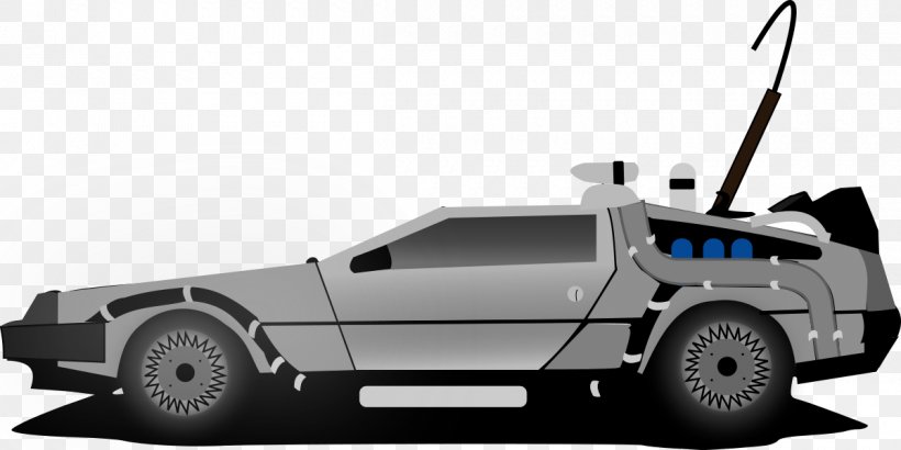 Marty McFly Dr. Emmett Brown DeLorean DMC-12 DeLorean Time Machine Clip Art, PNG, 1200x601px, Marty Mcfly, Automotive Design, Automotive Exterior, Automotive Tire, Back To The Future Download Free